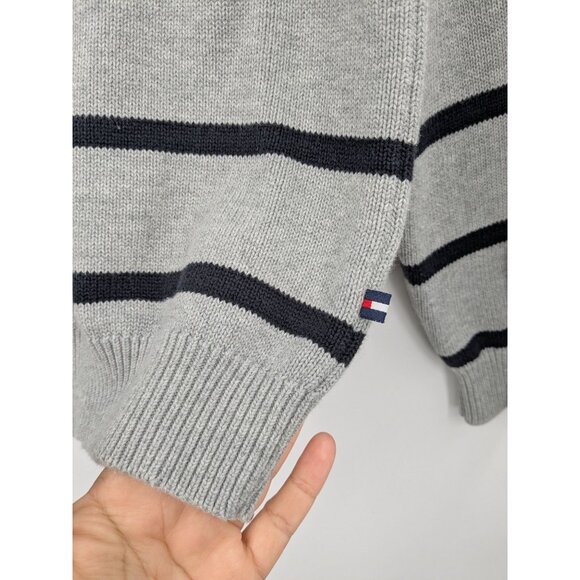 Vintage Y2K Tommy Hilfiger Preppy Knit Sweater Women Size XL Academia Heritage - Picture 8 of 10